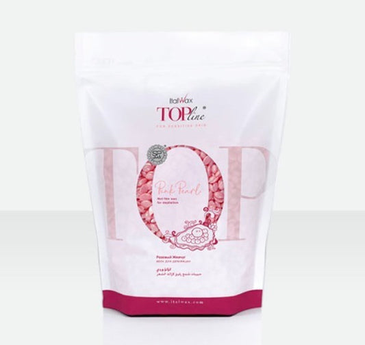 Top Line Pink Pearl Film Wax, 750g - divabeauty