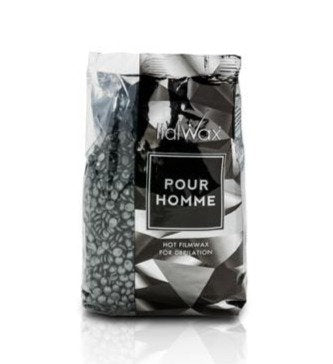 Film Wax - Pour Homme -Silver, 1kg - divabeauty